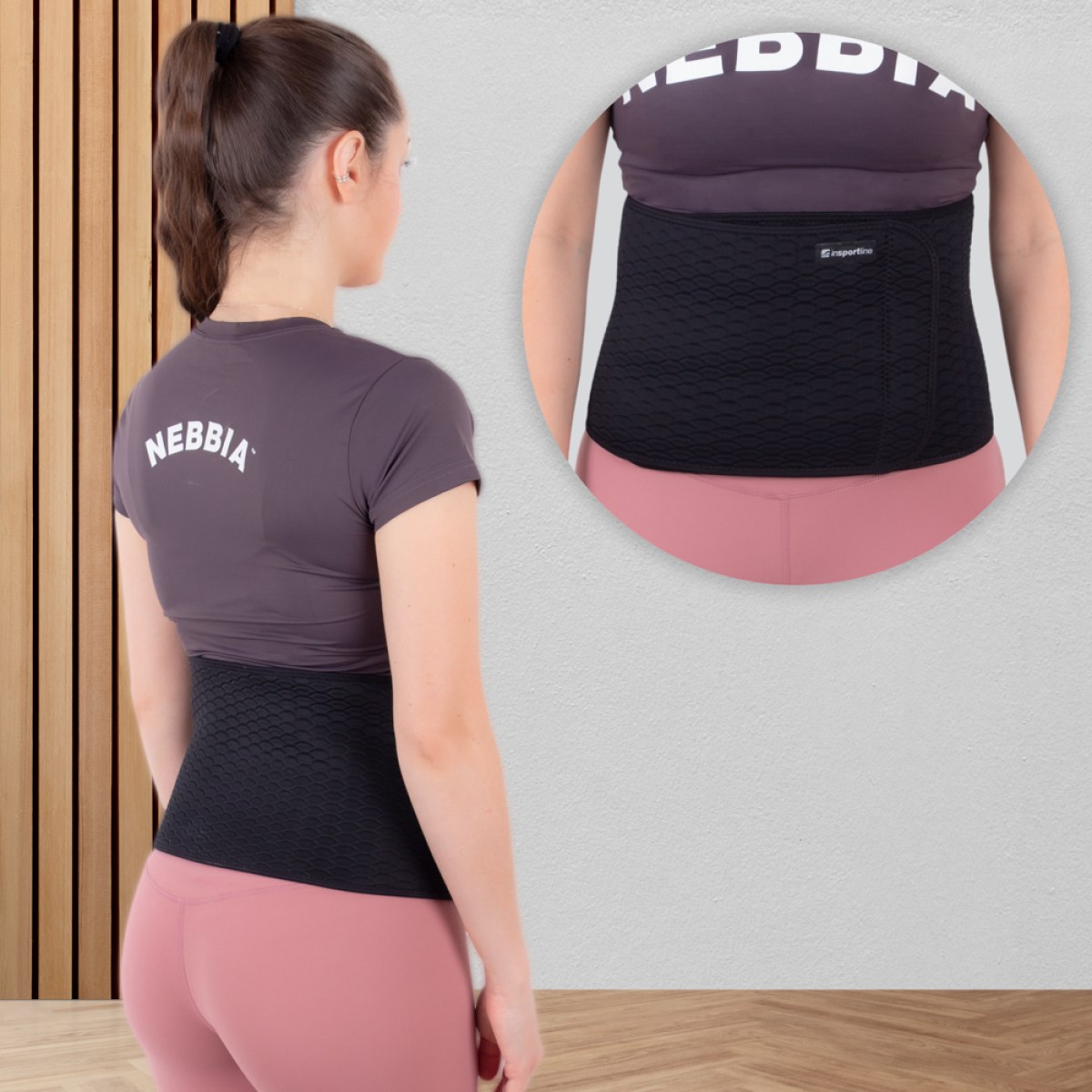 Neoprénový pás inSPORTline Waistrip - Veľkosť: XL · záber 1