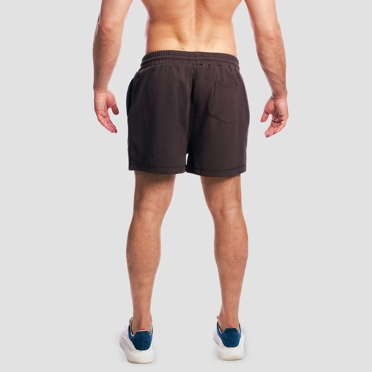 GymBeam Šortky Aura Tee Brown - Velikost: S | Barva: Hnedá | Hmotnost: 0,38 kg | Balení: 32 · záber 3