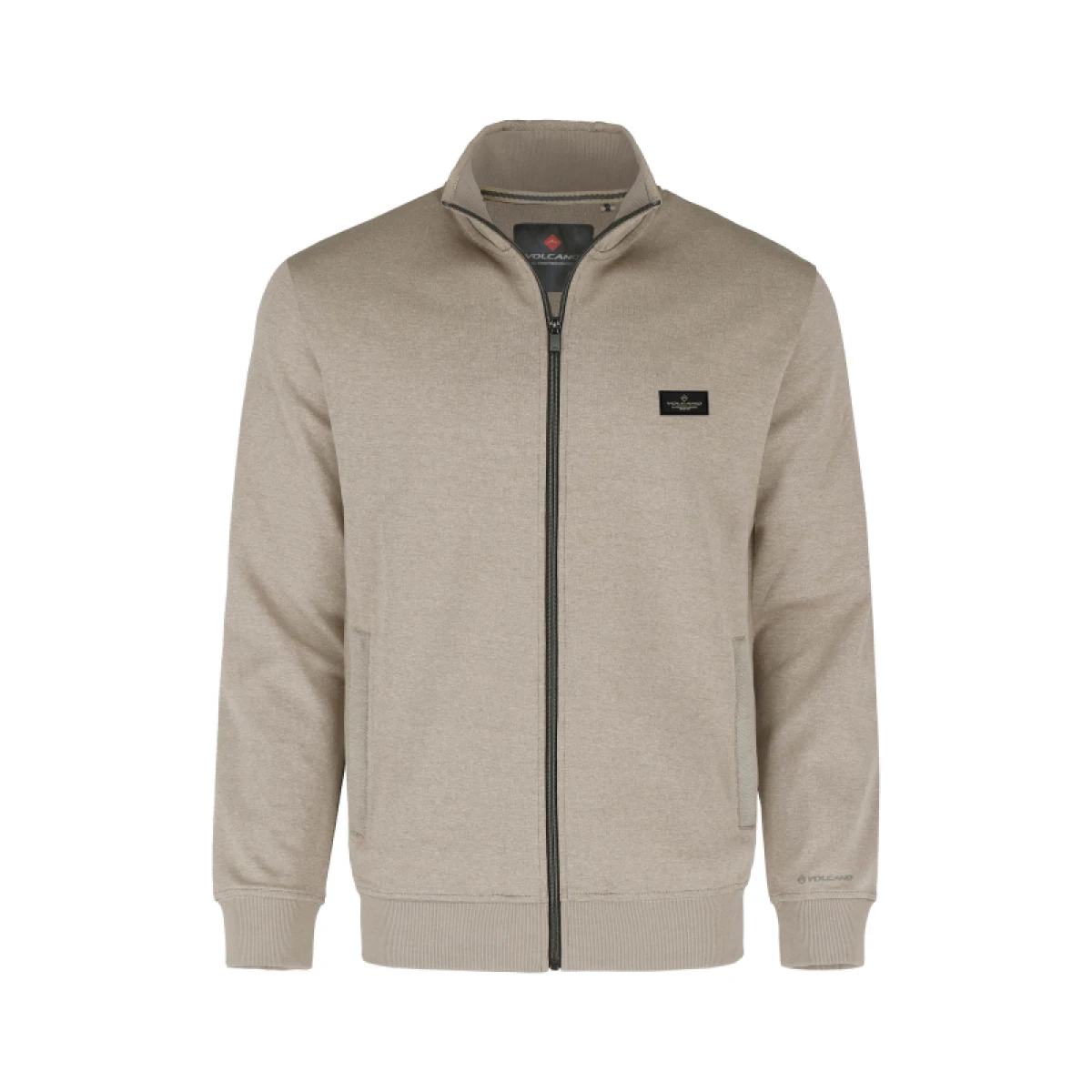 Pánska mikina so zipsom VOLCANO B-WILL-101-CREAM · záber 5