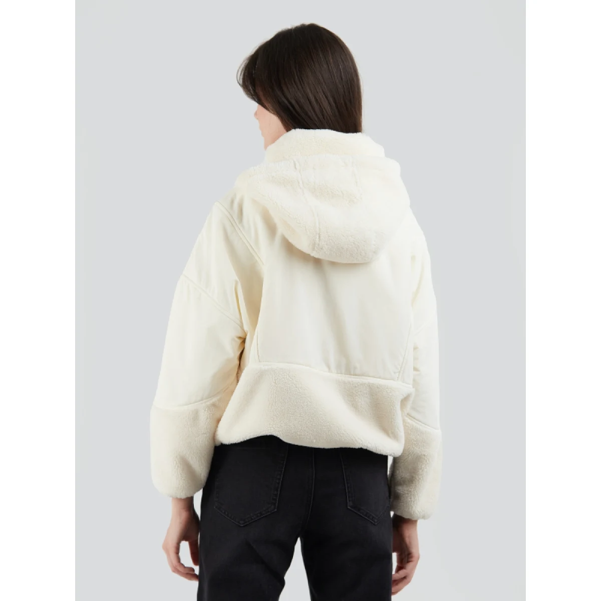 Dámská mikina se zipem FUNDANGO Sansa Hybrid Jacket-150-butter · záber 3