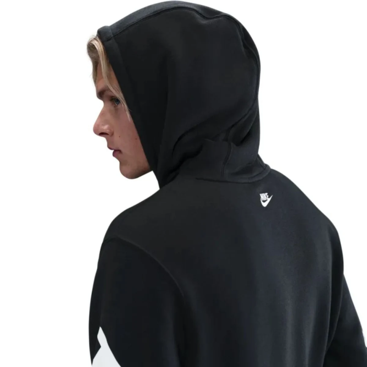 Pánska mikina s kapucňou NIKE M NK CLUB BB GX HDY NEO VAR BLACK WHITE · záber 5