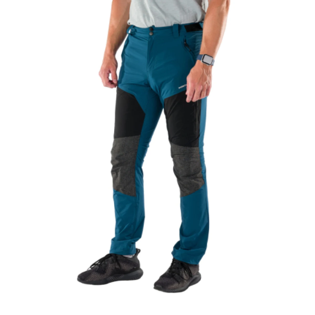 Pánske turistické nohavice NORTHFINDER SILVESTRE-630inkblueblack · záber 1