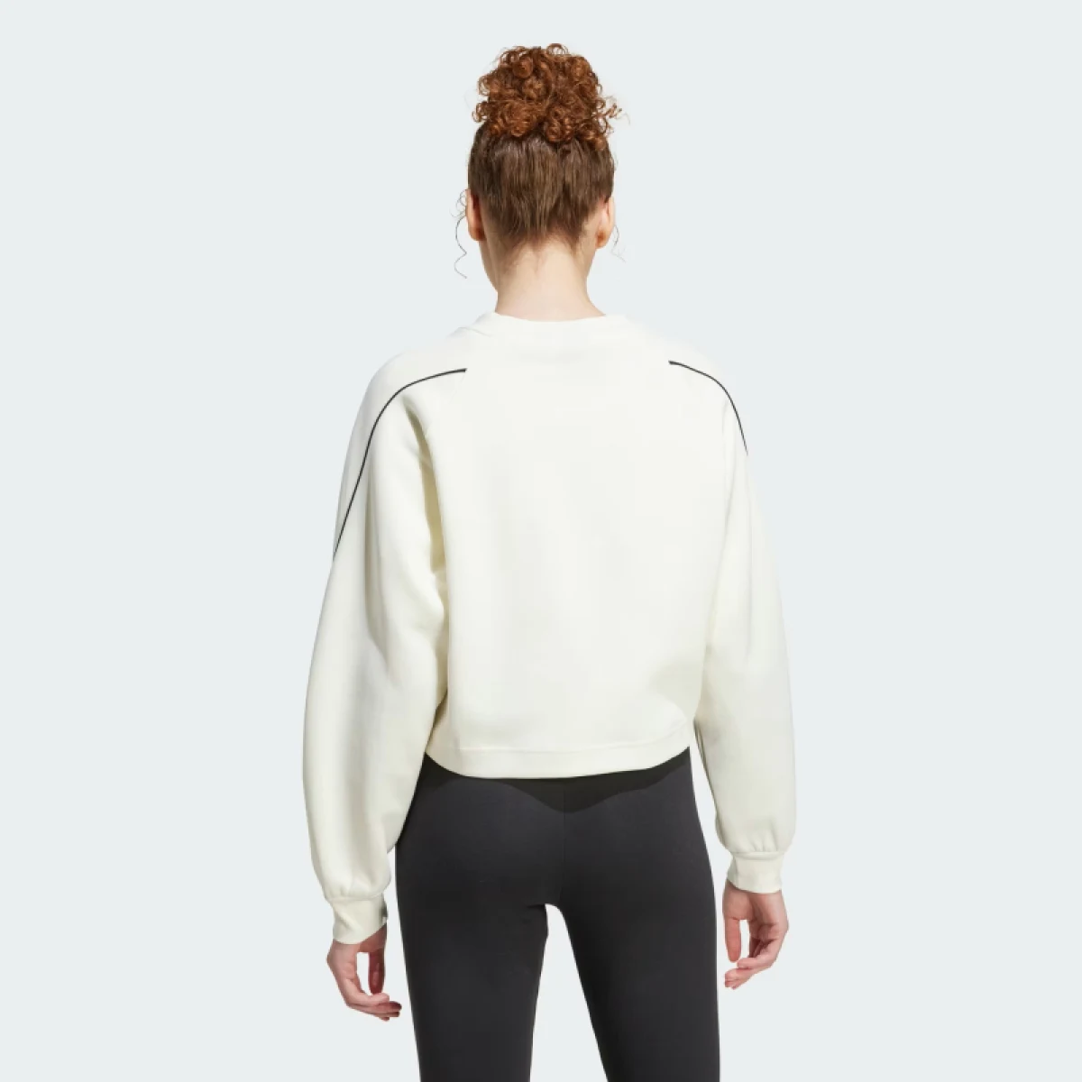 Dámská mikina ADIDAS W STADIUM SWT OWHITE BLACK · záber 4