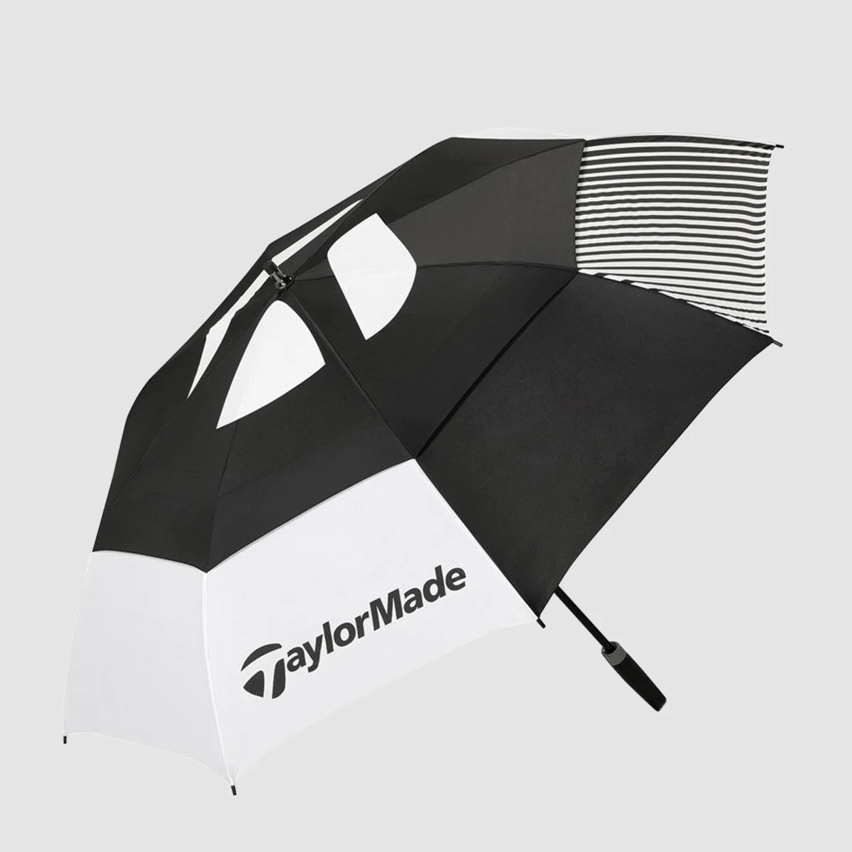 TAYLORMADE TAYLORMADE Tour 64" golfový dáždnik čiernobiely bez · záber 1