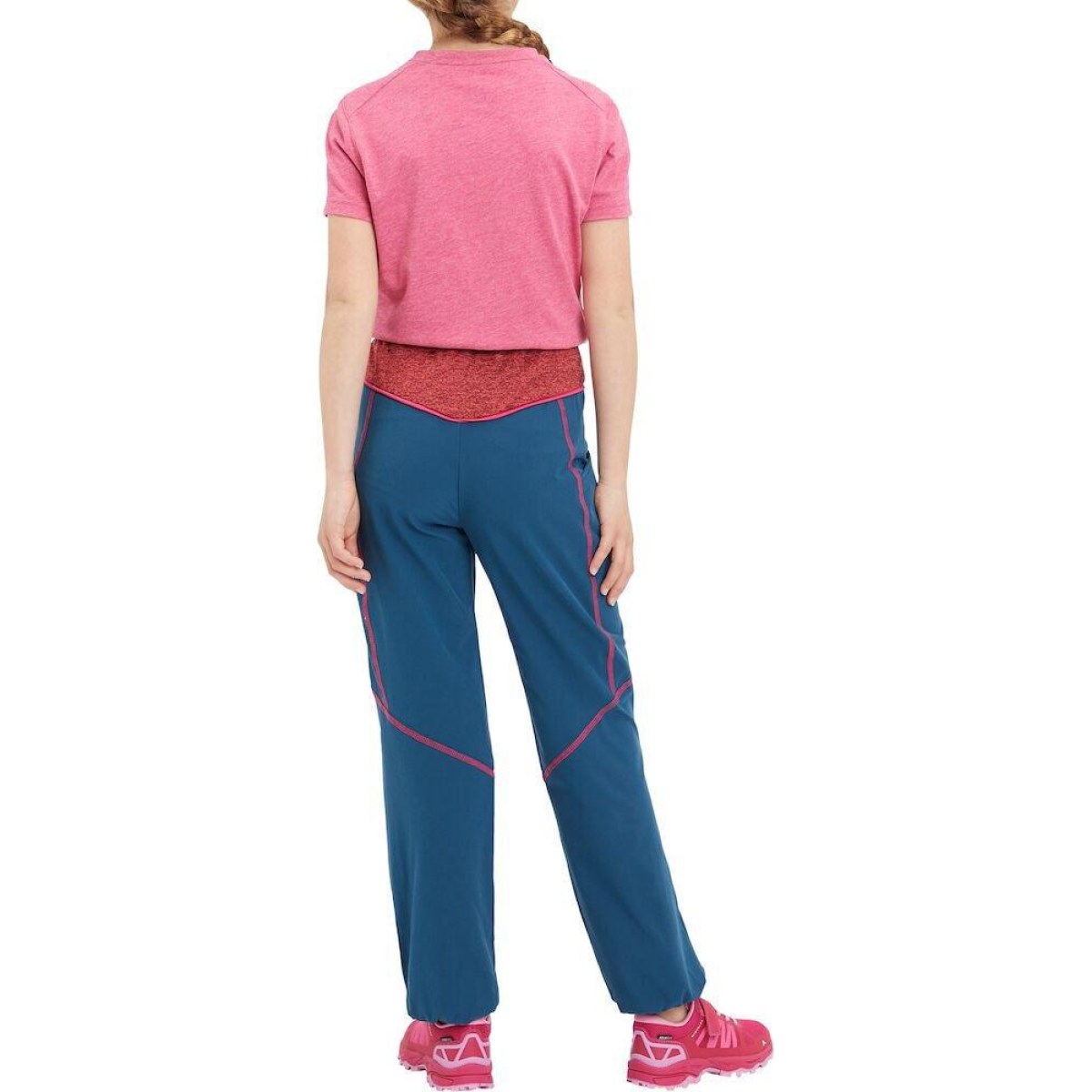 McKinley Zubal Hiking Pants Kids - Veľkosť: 116 | Farba: Modrá · záber 3