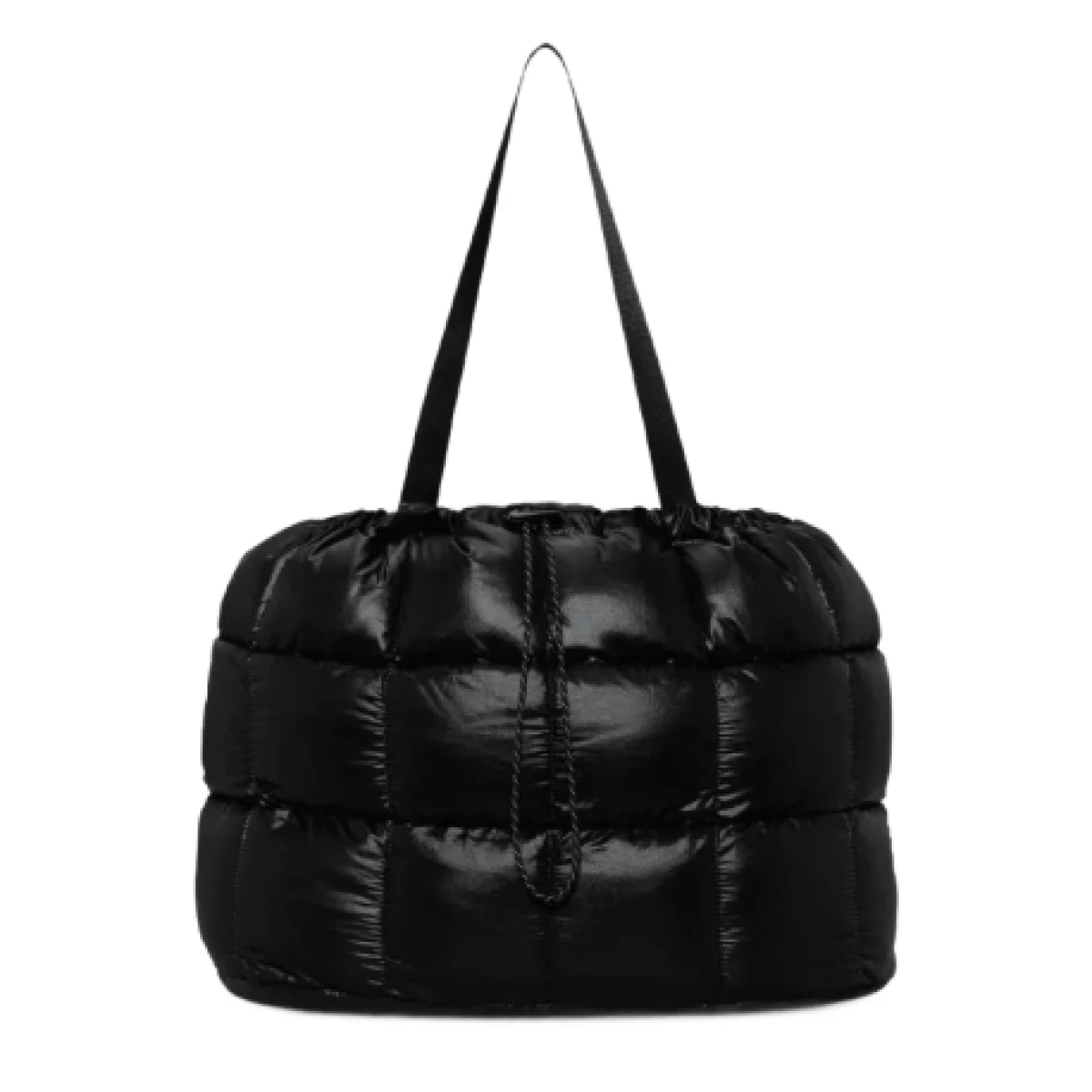 Dámska taška cez rameno NIKE Puffle Tote Bag 2.0 black iron grey black · záber 1