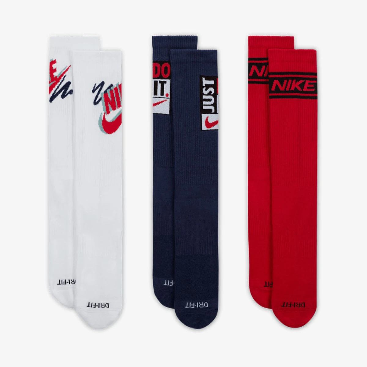 Ponožky NIKE 3PACK-U NK ED PLS CREW 3PR SPORT 144 · záber 4