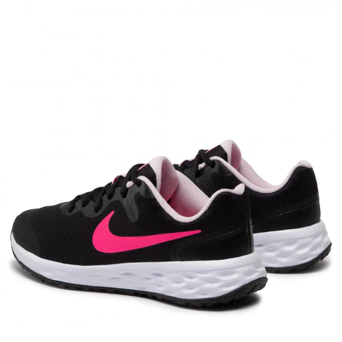 Lány sportcipő (edzőcipő) NIKE Revolution 6 black pink foam hyper pink · záber 4