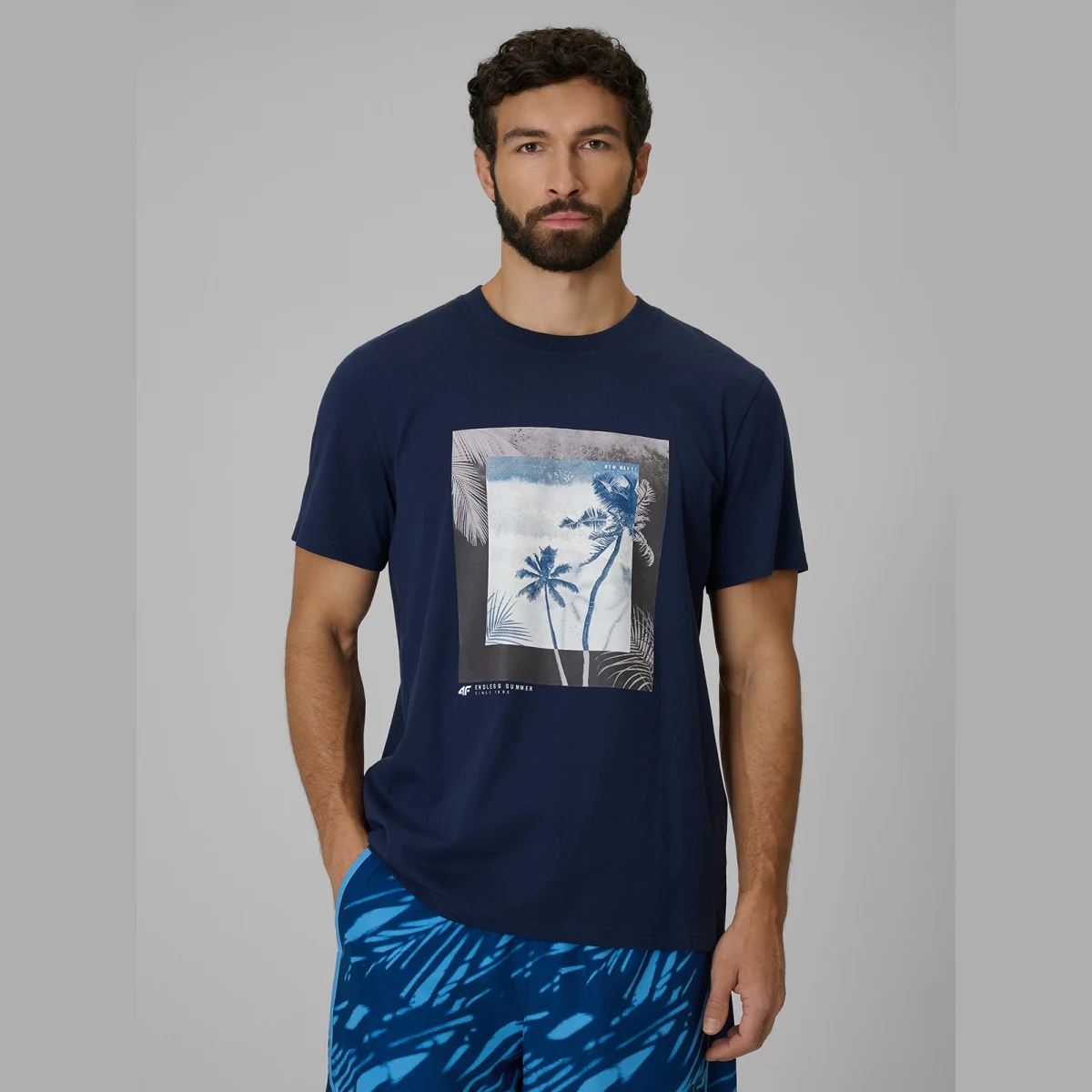 Pánské tričko s krátkým rukávem 4F TSHIRT M3034-31S-NAVY · záber 8