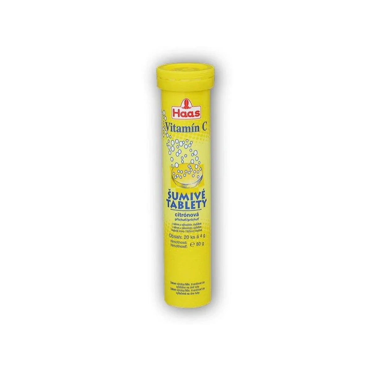 Haas Vitamin C citron 20 šumivých tablet · záber 1