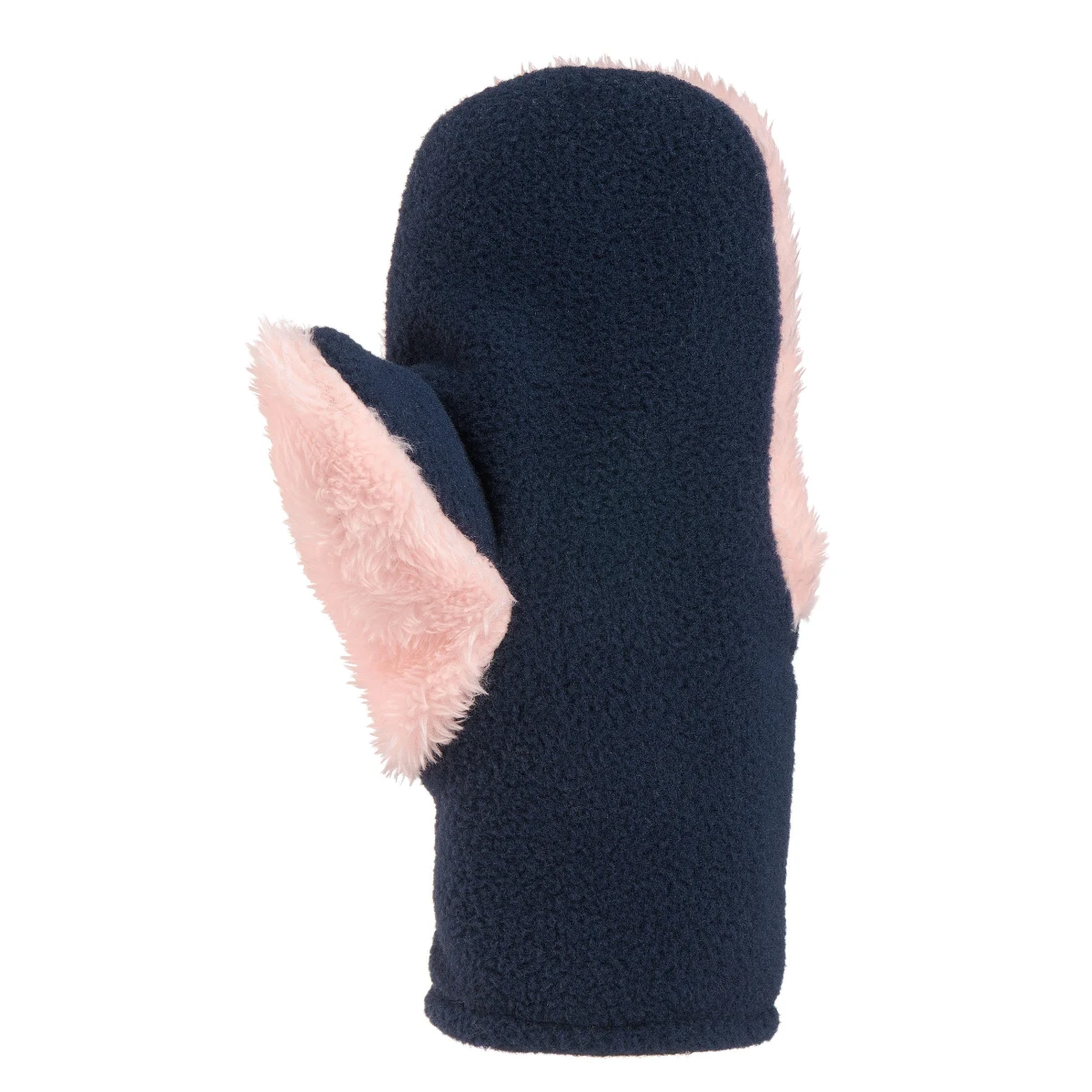 QUECHUA Detské fleecové palčiaky HIKE100 18 mesiacov - 4 roky ružové 18 m-2 r · záber 2