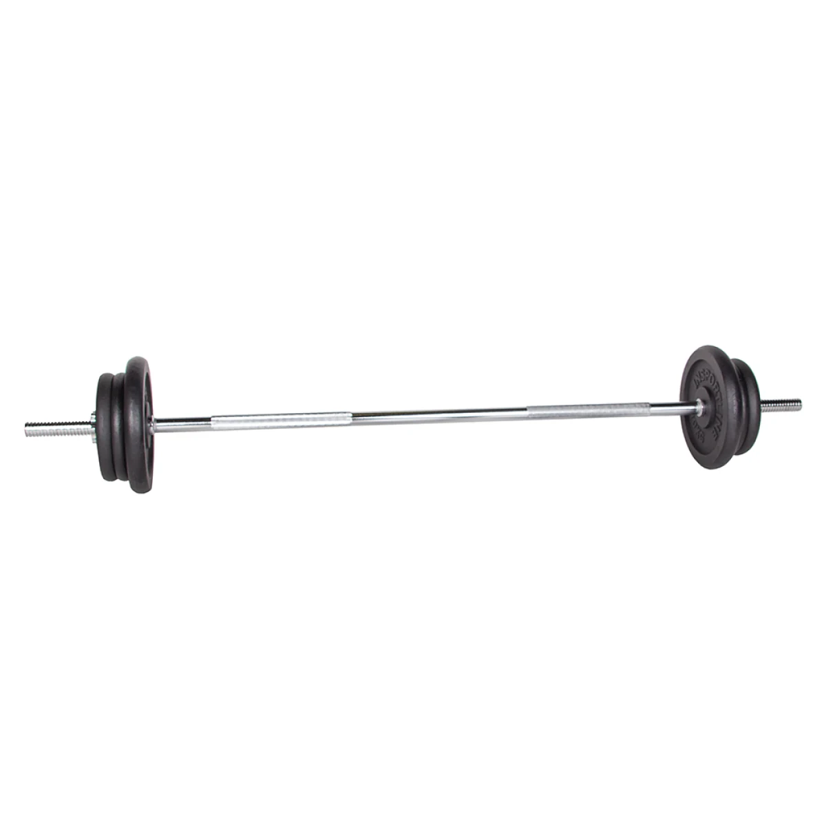 Nakladací činkový set inSPORTline Castblack 160+40 cm/30 mm 80kg · záber 2