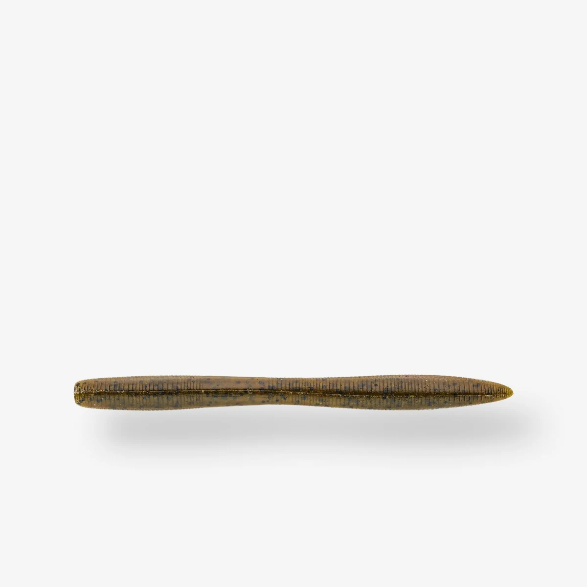CAPERLAN Nástraha Black bass Yubari Stick Bait Worm Green pumpkin black F10ks 4 · záber 1