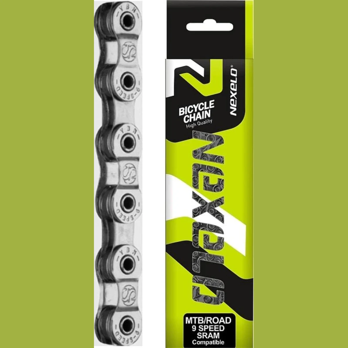 Nexelo 9 Rychlostí Stříbrný BOX řetěz · záber 1
