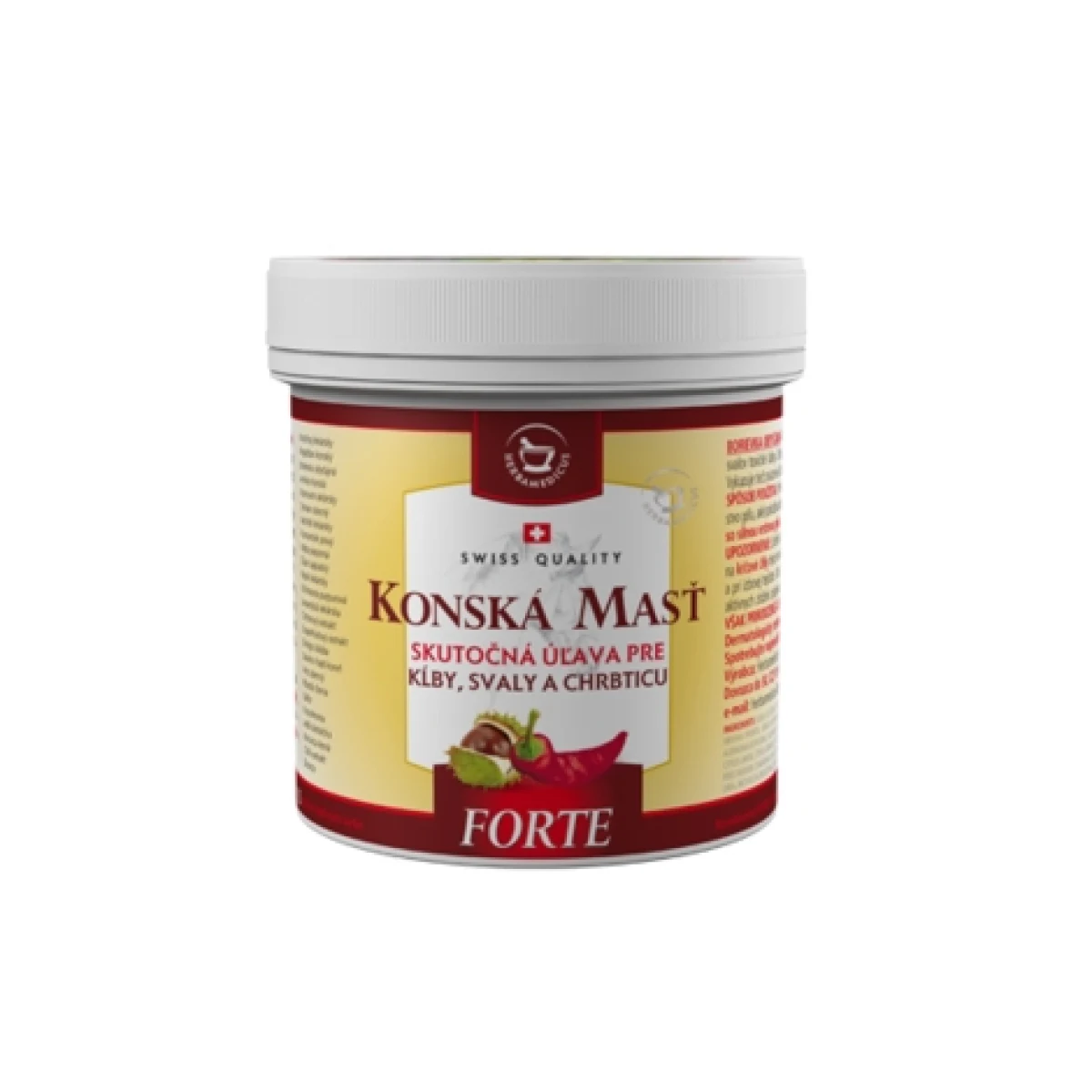 Konská masť Forte hrejivá 500 ml · záber 1