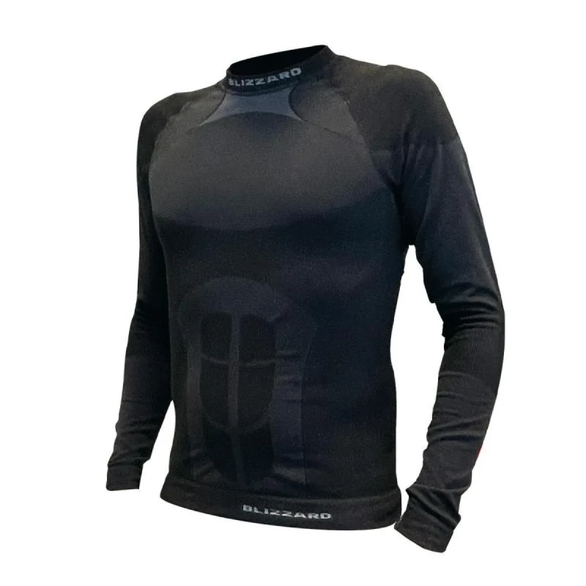 Pánské termo tričko s dlouhým rukávem BLIZZARD Essential mens long sleeve, anthracite · záber 5