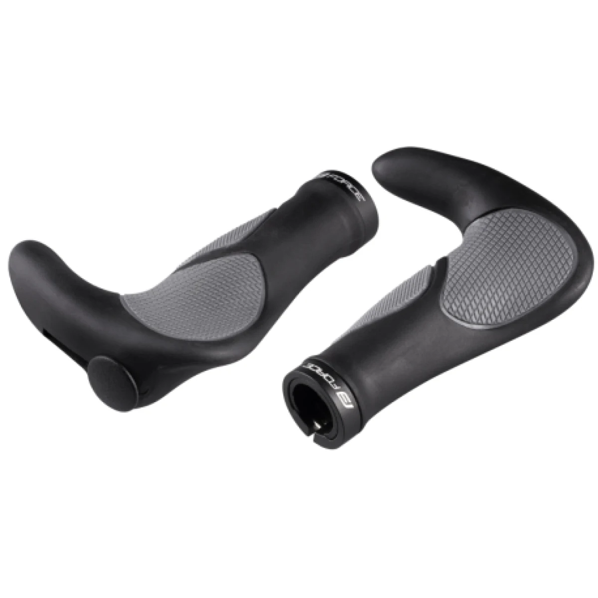 Rohy (bulhorny) na kolo FORCE F GEL bullhorn 102mm, black-grey · záber 1