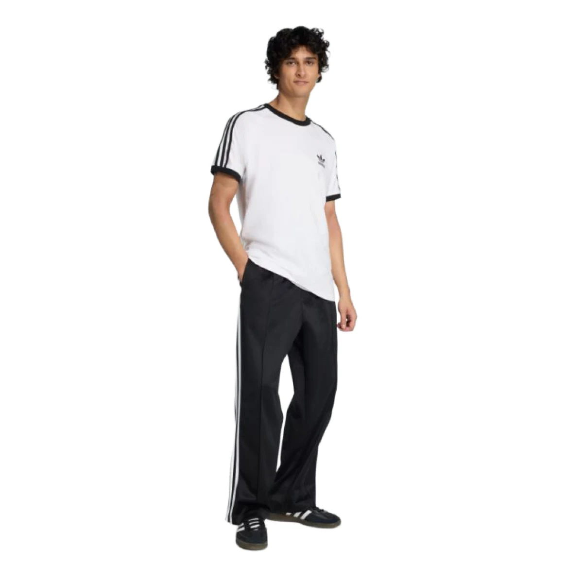 Pánske nohavice ADIDAS ORIGINALS OS TP- BLACK WHITE · záber 3