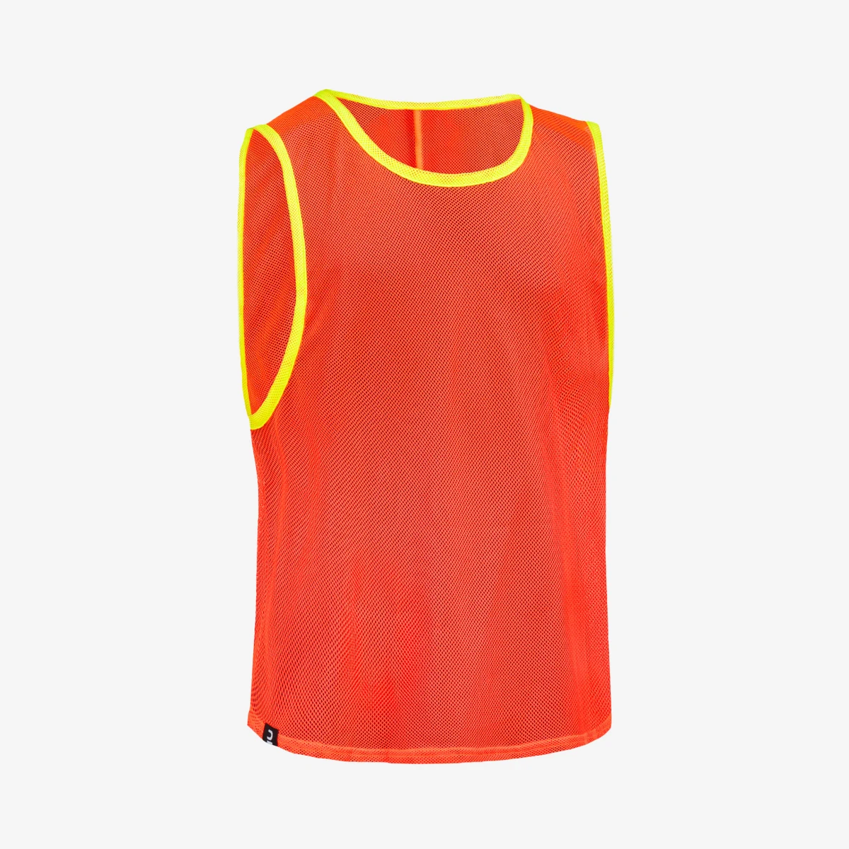 KIPSTA Detský rozlišovací dres na kolektívne športy oranžový reflexný jedna veľkosť · záber 1