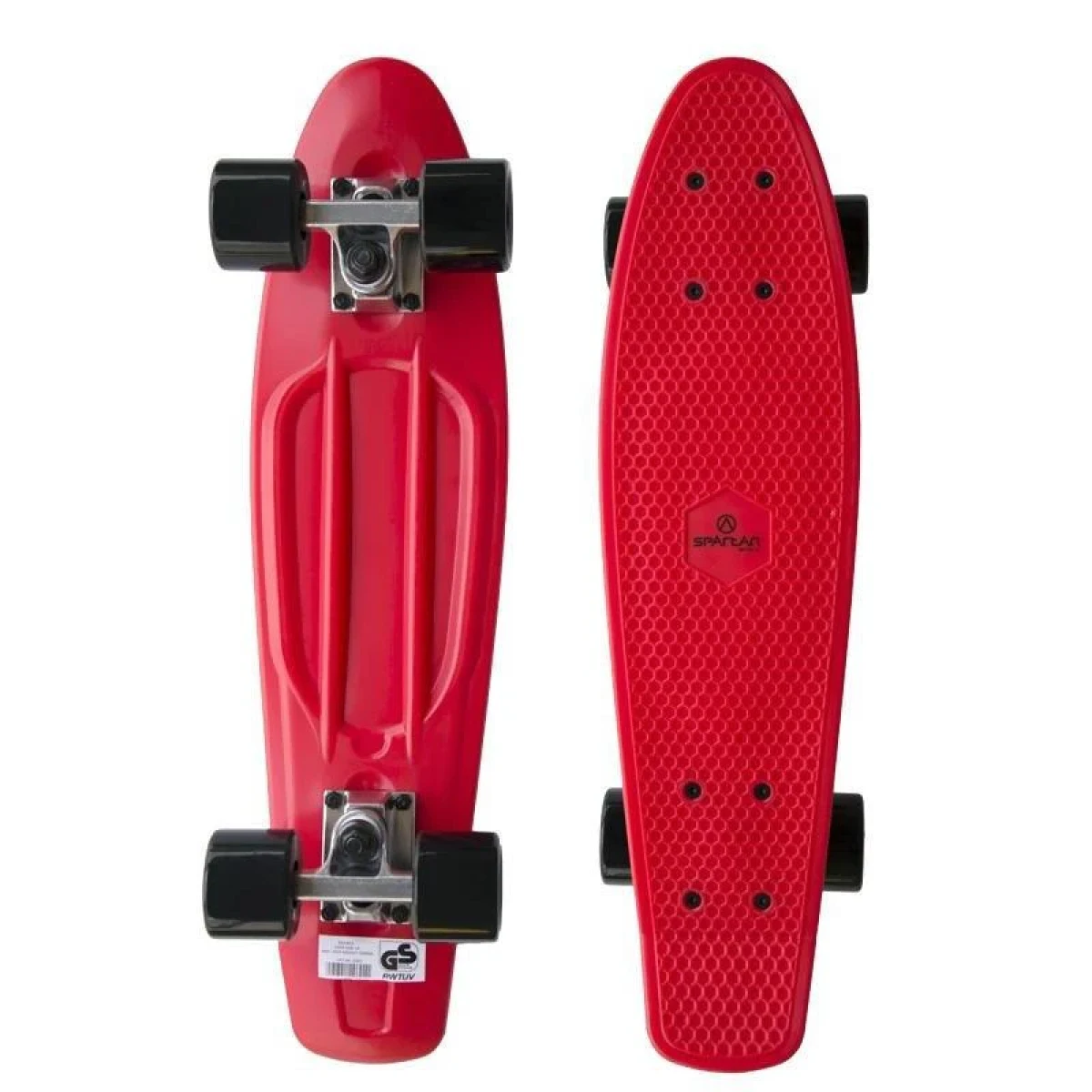 Skateboard Pennyboard Spartan Plastic 22,5 červený · záber 1