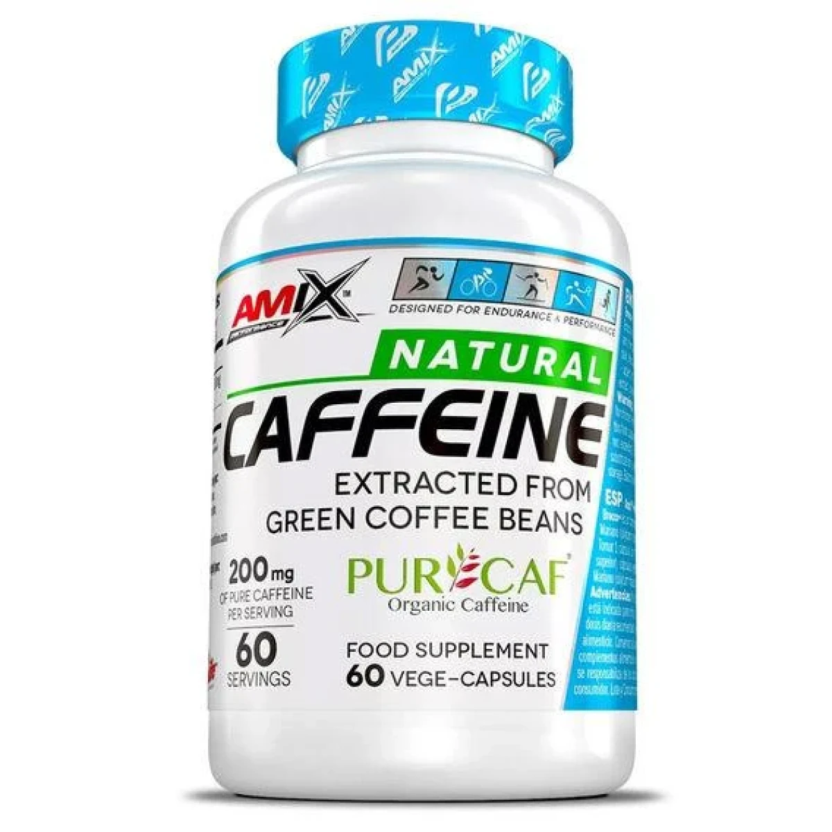 Amix Performance Series Caffeine Natural 200mg 60 kapslí · záber 1