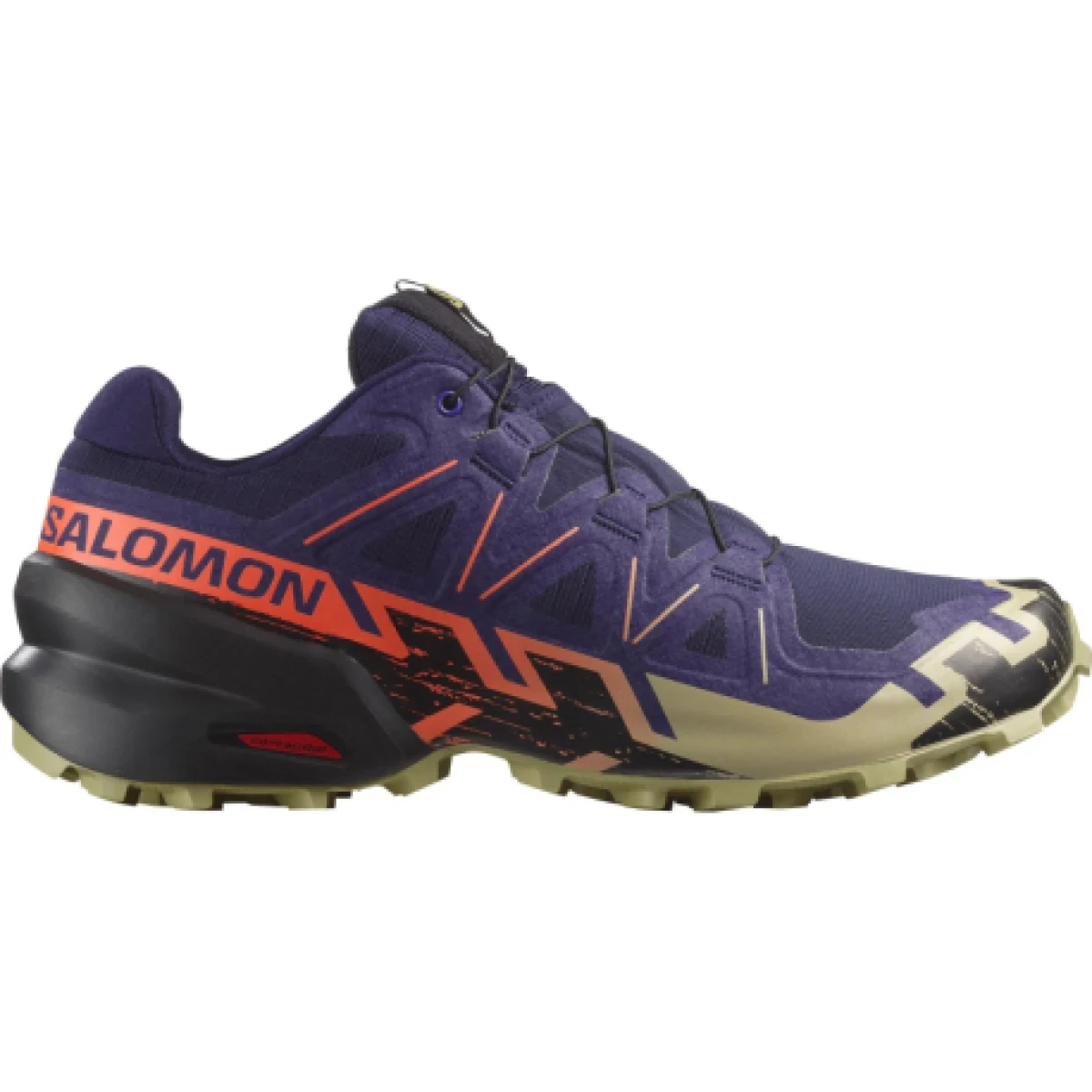 Pánska bežecká trailová obuv SALOMON Speedcross 6 M maritime blue black cherry · záber 1
