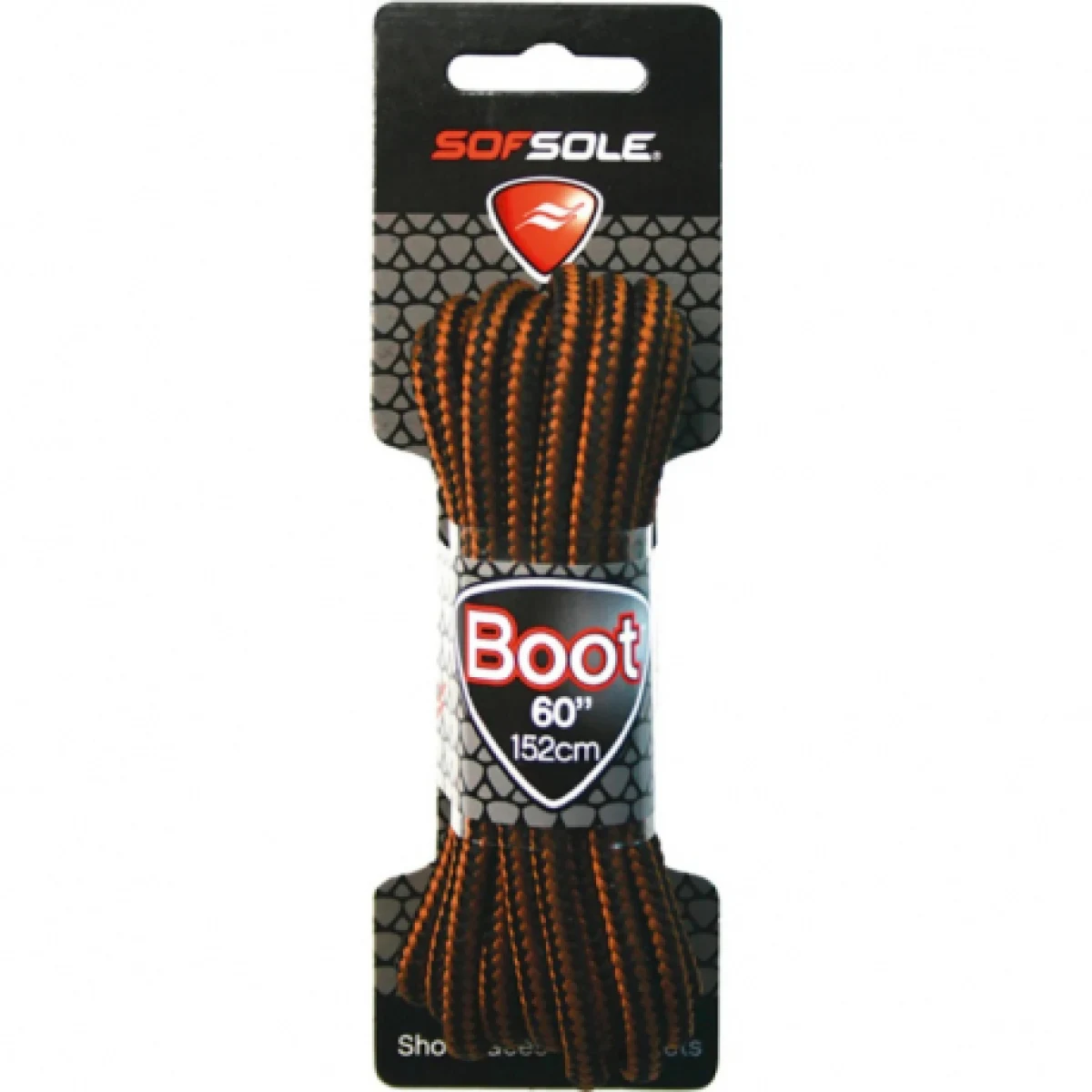 Šnúrky do topánok SOFSOLE WAXED Brown I 152 cm · záber 1