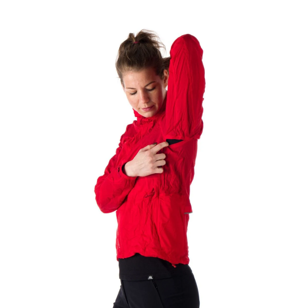 Dámska tréningová bunda s kapucňou NORTHFINDER NORTHKIT-BU-4268OR-bright red · záber 5