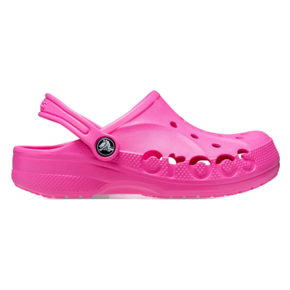 Dívčí kroksy (rekreační obuv) CROCS Baya Clog K electric pink · záber 2