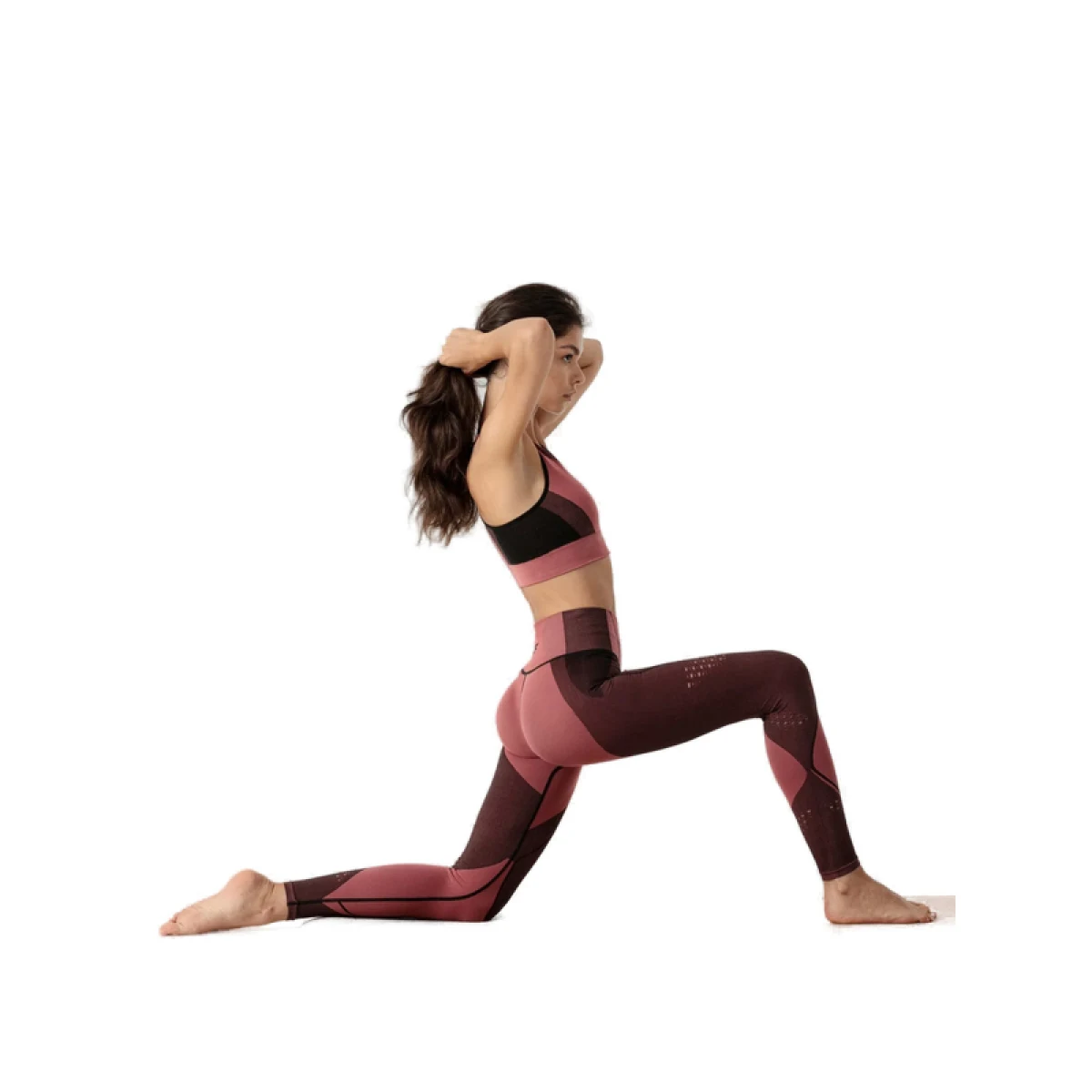 Dámské legíny 4F WOMENS YOGA TROUSERS H4Z21-SPDF015-54S-PINK · záber 2