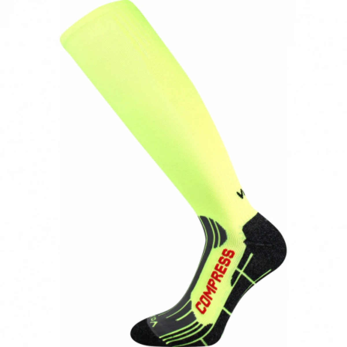 Bežecké kompresné podkolienky VOXX 1 PACK-Flex-neon yellow · záber 1
