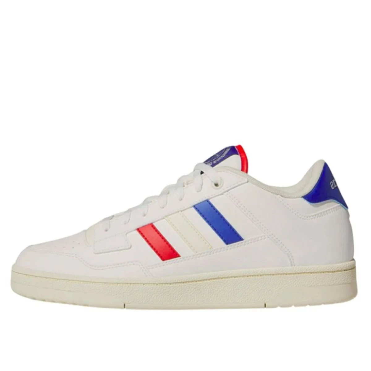 Pánska rekreačná obuv ADIDAS Rapid Court M off white warm vanilla better scarlet · záber 3