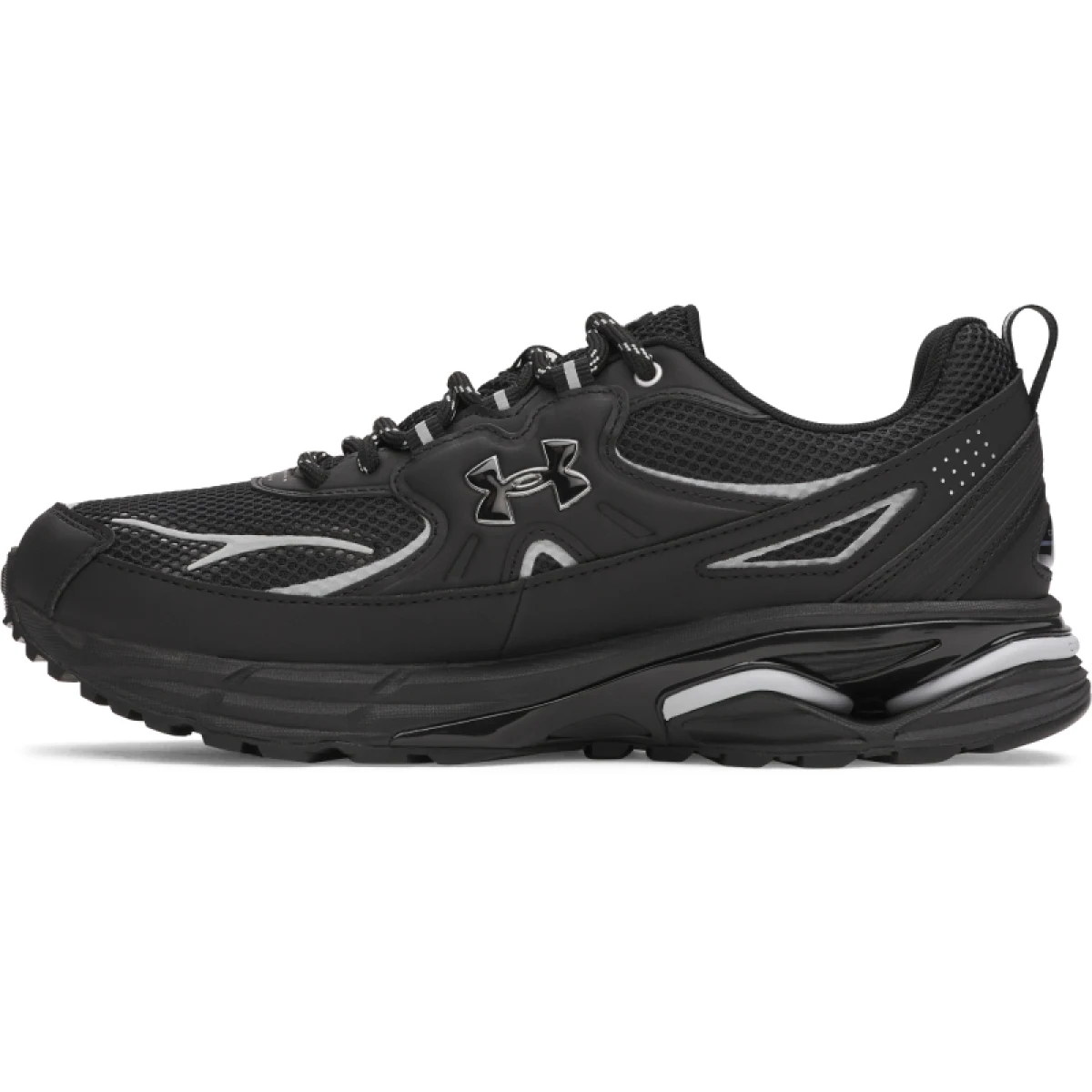 Férfi szabadidőcipő UNDER ARMOUR UA Apparition Tech M black black black · záber 2