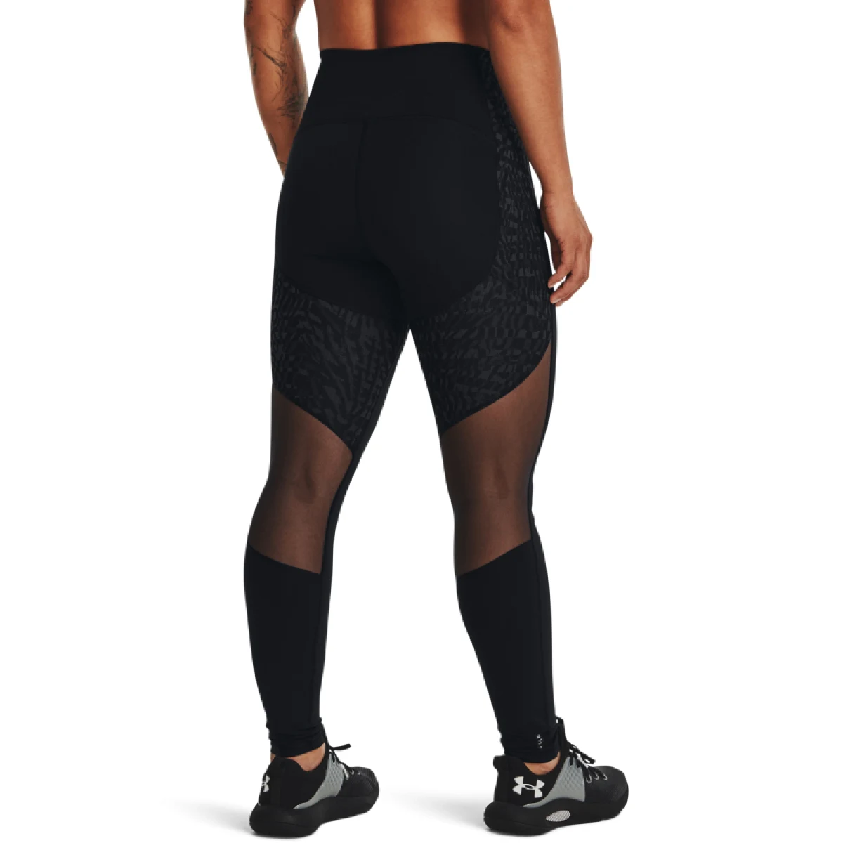 Dámské kompresní legíny UNDER ARMOUR UA Rush Legging 6M Novelty-BLK · záber 2