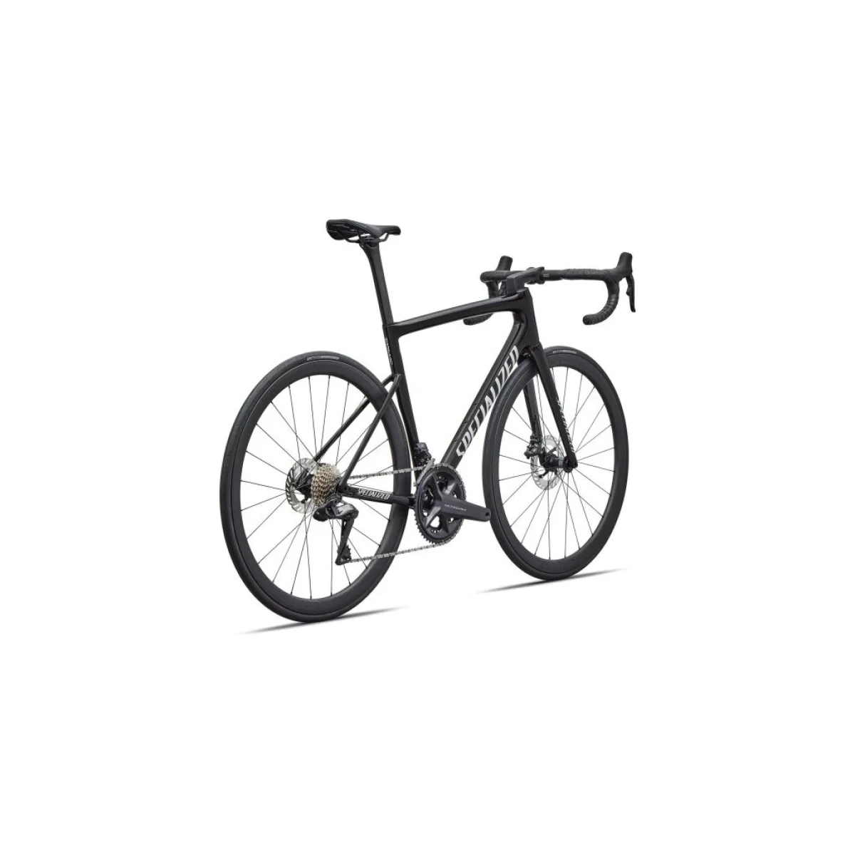 SPECIALIZED Tarmac SL8 Expert - Shimano Ultegra Di2 Gloss Obsidian Metallic/25% Cqv Reflex Super Red Pearl Over White · záber 2