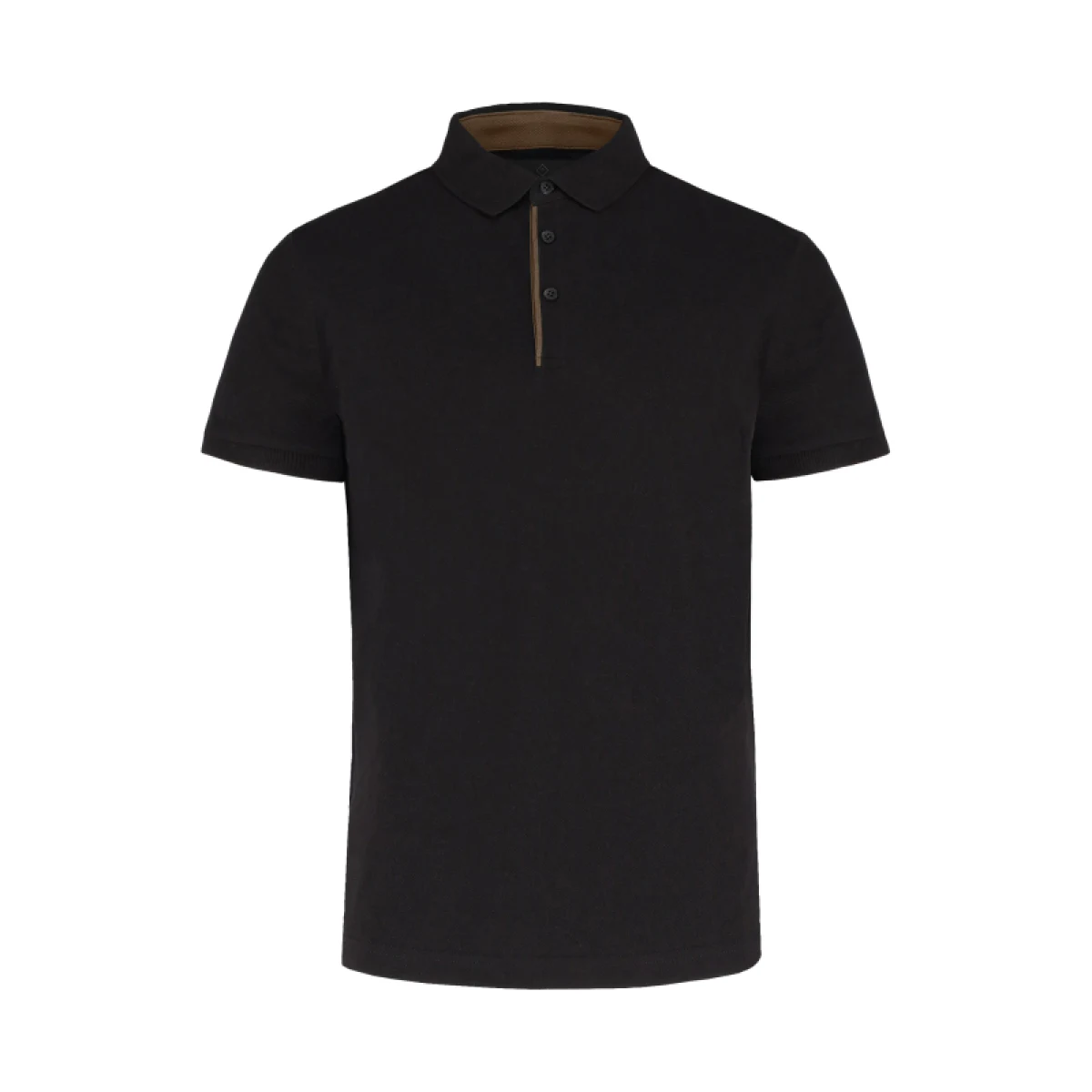 Pánské polo tričko s krátkým rukávem VOLCANO O-MOLTI-BLACK · záber 5