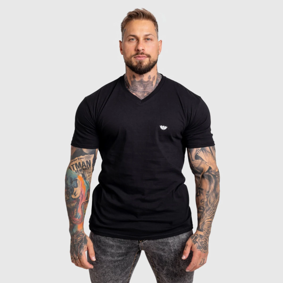 Pánske tričko Iron Aesthetics Imperial, čierne · záber 1