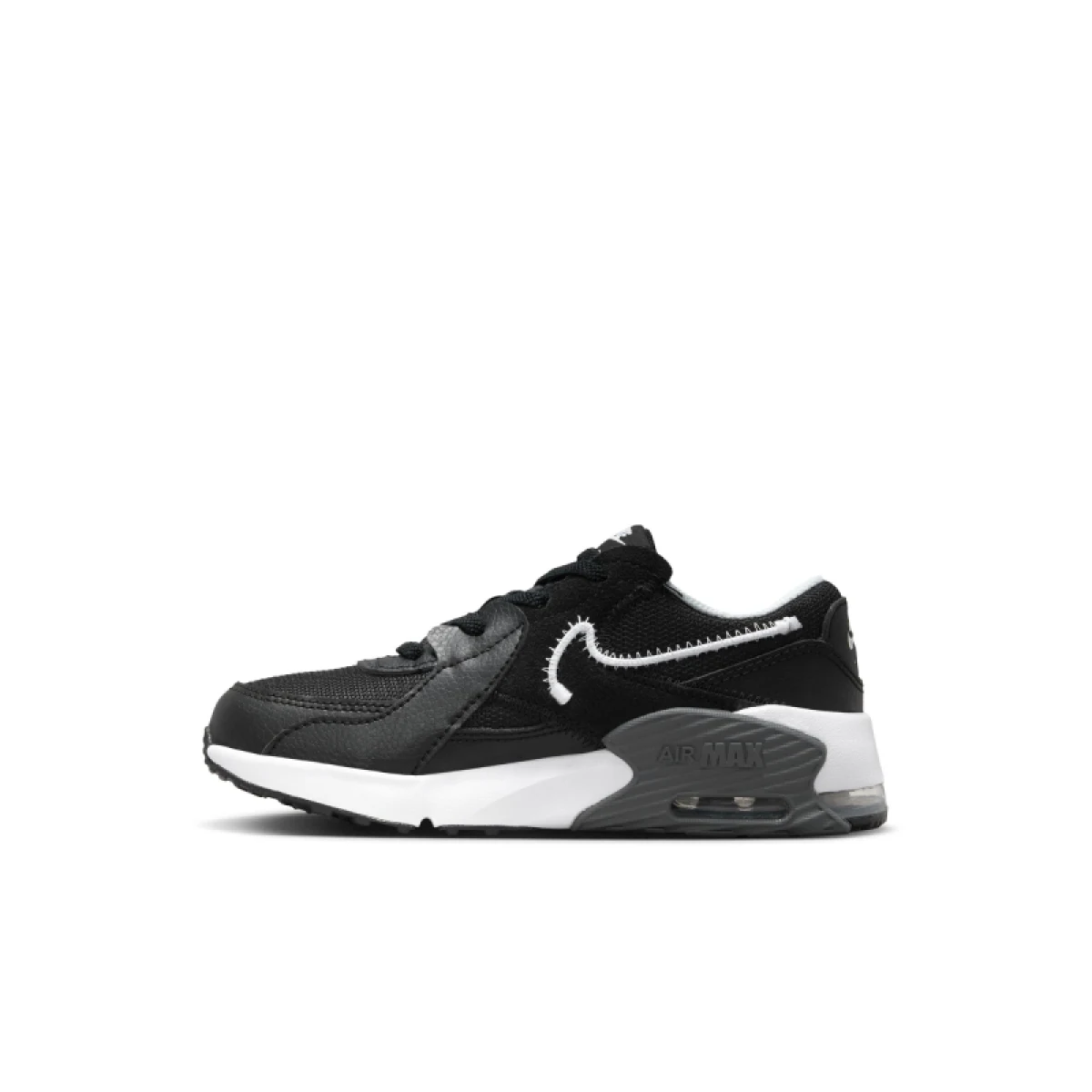 Chlapecká vycházková obuv NIKE Air Max Excee K black white dark grey · záber 2