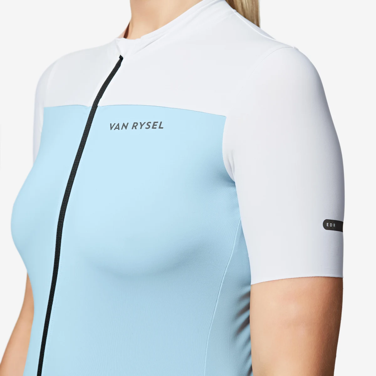 VAN RYSEL Dámsky cyklistický dres EDR 2 krátky rukáv modrý XL · záber 2