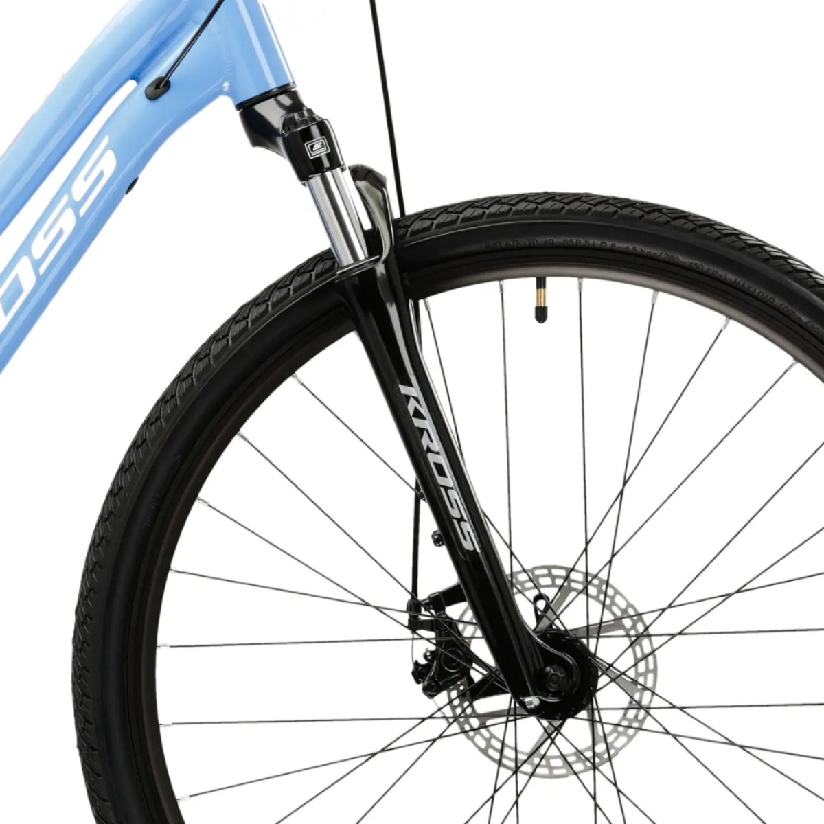 Kross Evado 3.0 28" - model 2025 modrá / biela / lesk - M (17", 158-170 cm) · záber 5