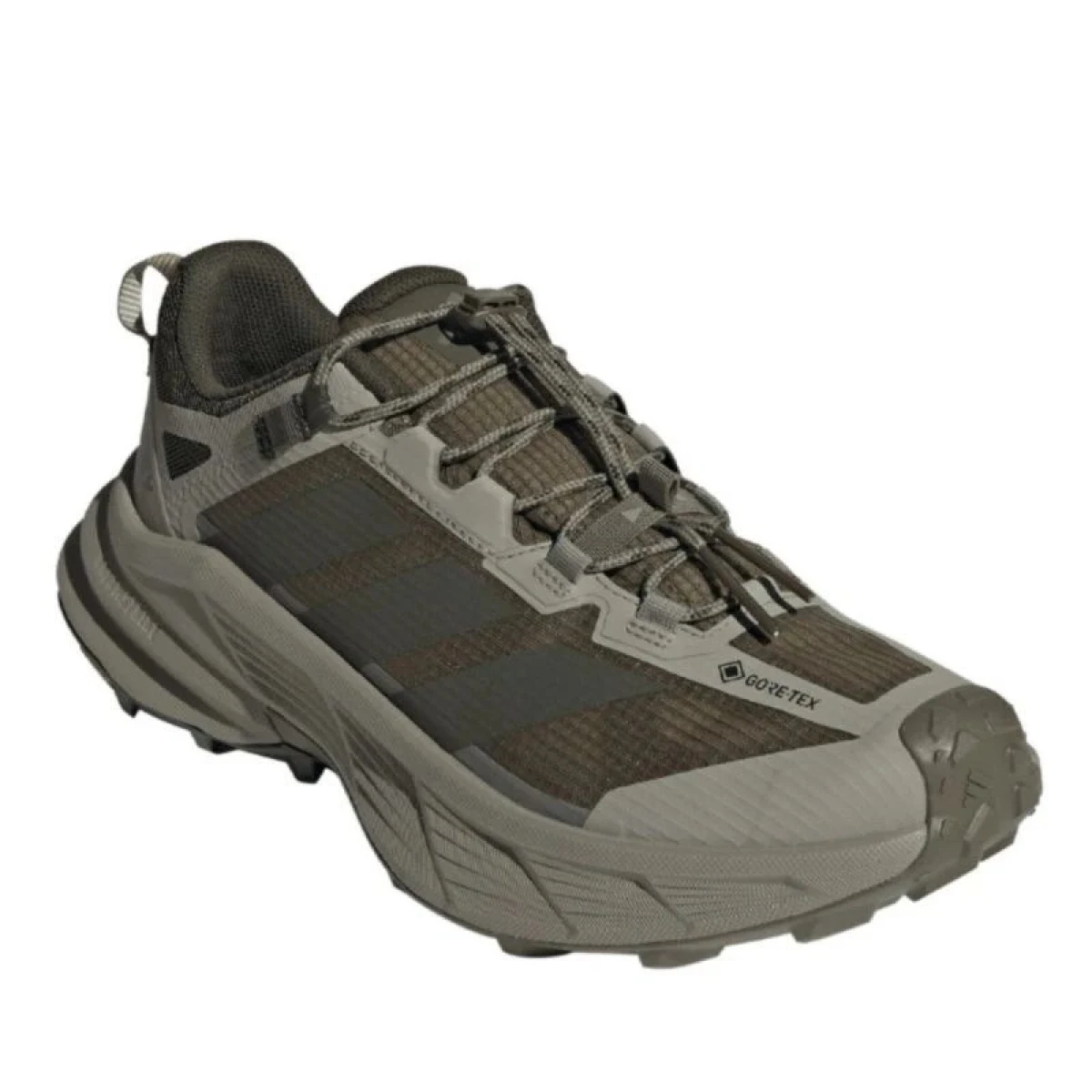 Pánska nízka turistická obuv ADIDAS Terrex Freehiker SL GTX M olive strata night cargo silver pebble · záber 3