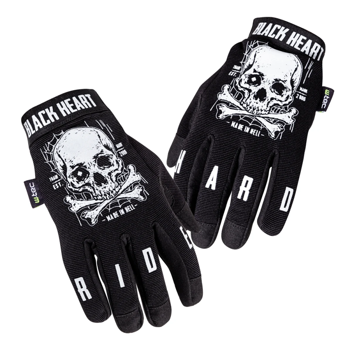 W-TEC Black Heart Web Skull čierna - 4XL · záber 1