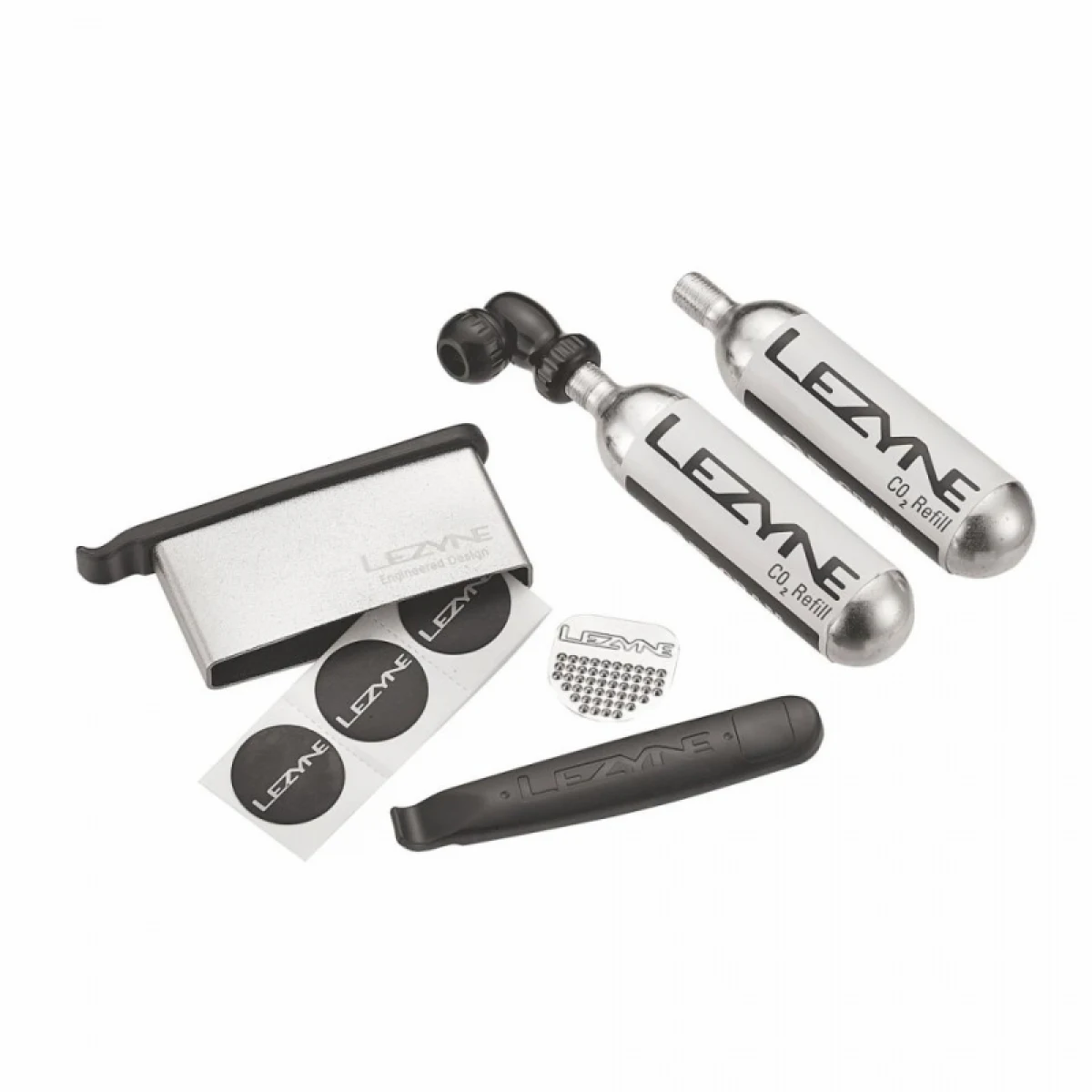 CO2 pumpa na bicykel (inflátor) LEZYNE TWIN KIT 25G · záber 2