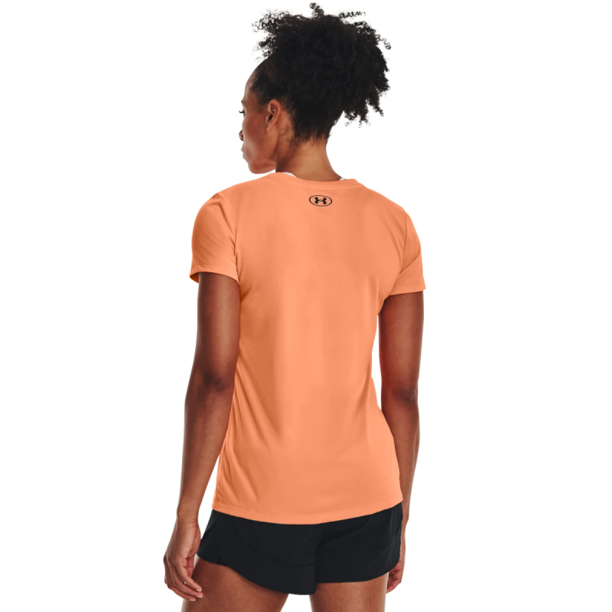 Dámské tréninkové tričko s krátkým rukávem UNDER ARMOUR UA Tech Solid Script SSC-ORG · záber 2