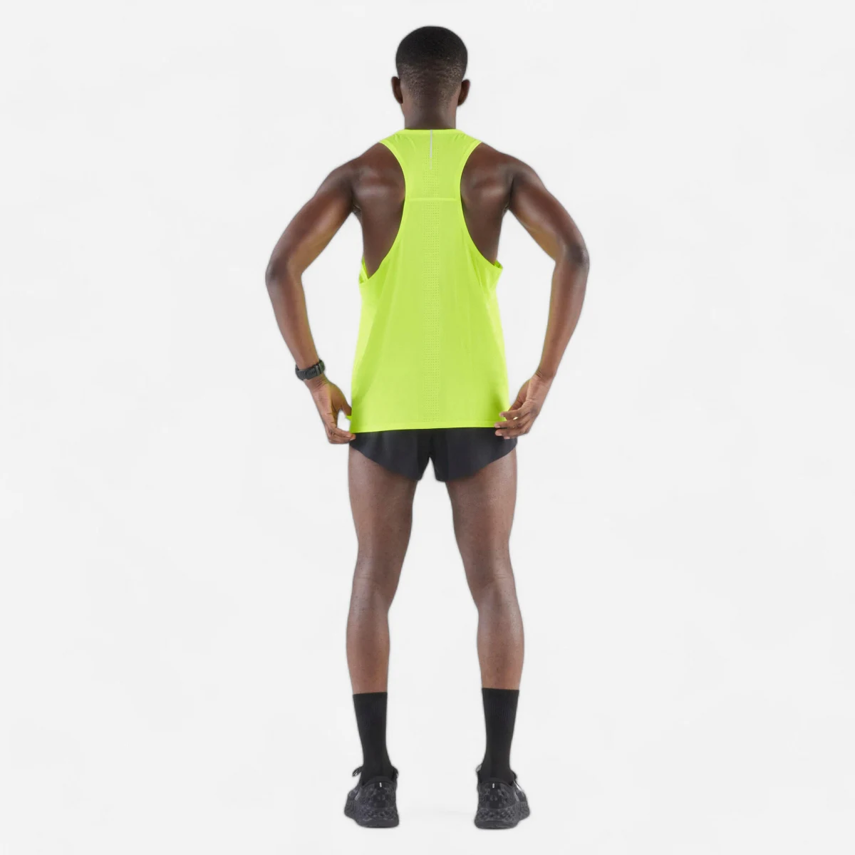 KIPRUN Bežecké tielko 900 Light neónovo žlté 2XL · záber 2