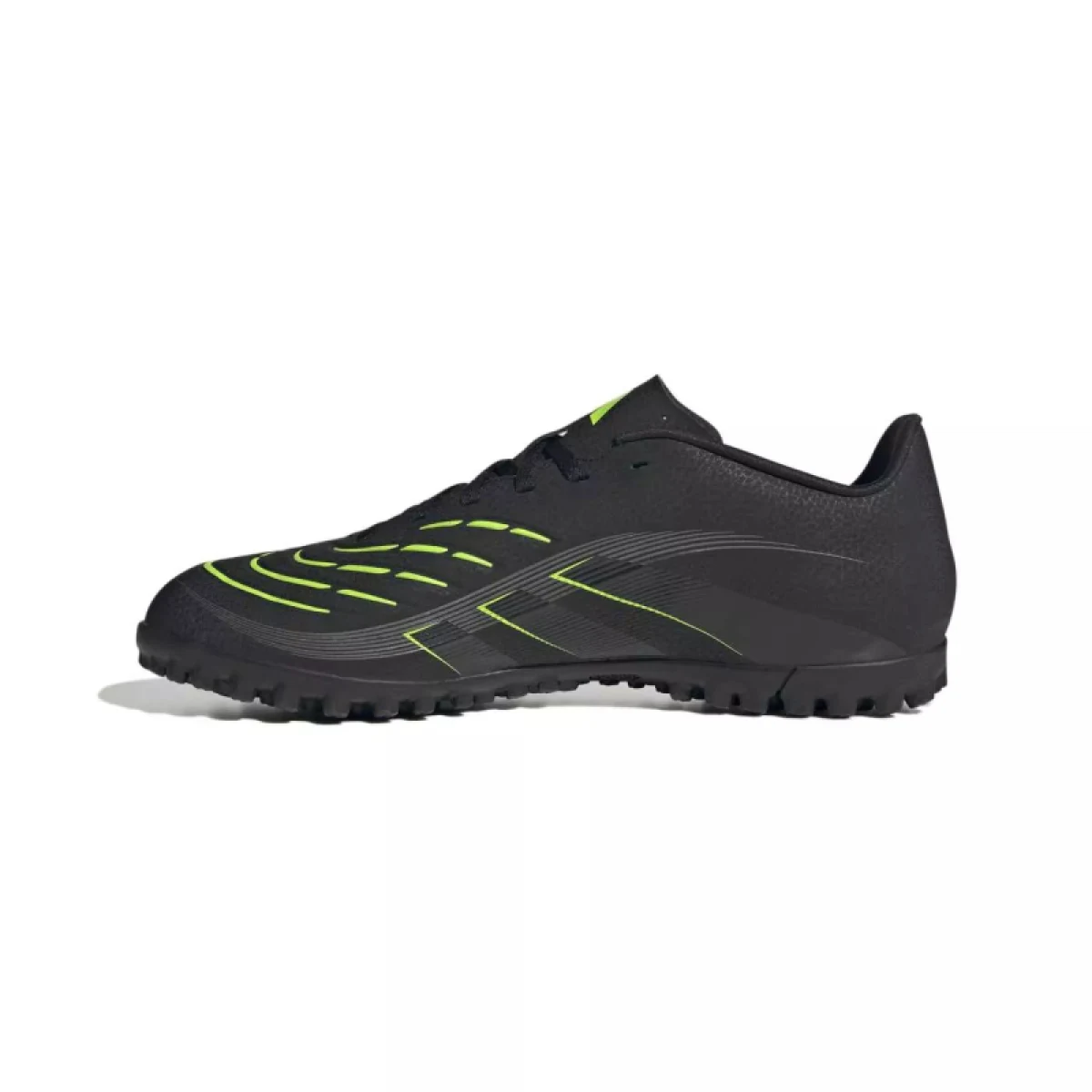 Pánske futbalové kopačky turfy ADIDAS Predator Club M TF core black carbon lucid lemon · záber 3