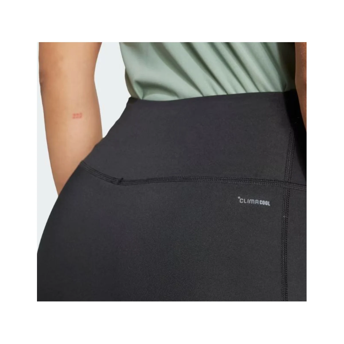 Dámska tréningová sukňa ADIDAS WE 3S SKORT BLACK WHITE · záber 5