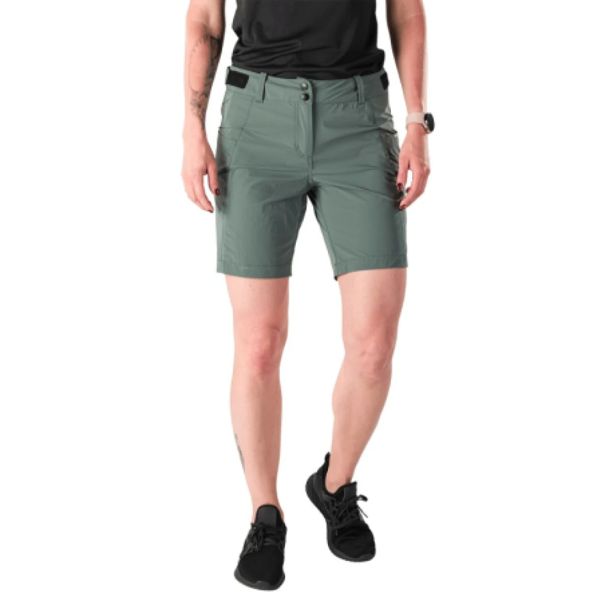 Dámske turistické kraťasy NORTHFINDER FLORENCIA-263greengrey · záber 1