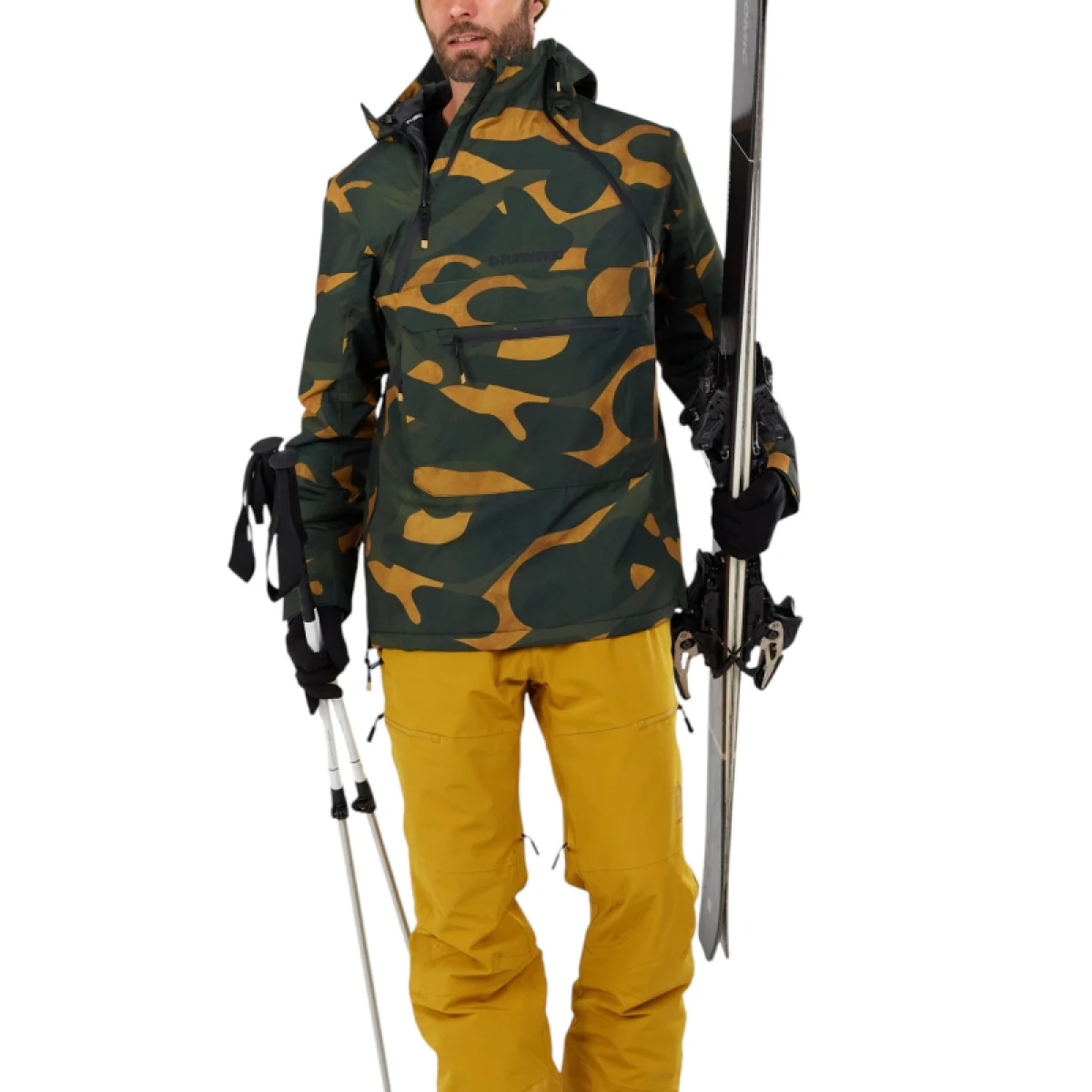Pánska lyžiarska bunda anorak FUNDANGO Hydra ECO Anorak-568- wasabi · záber 5