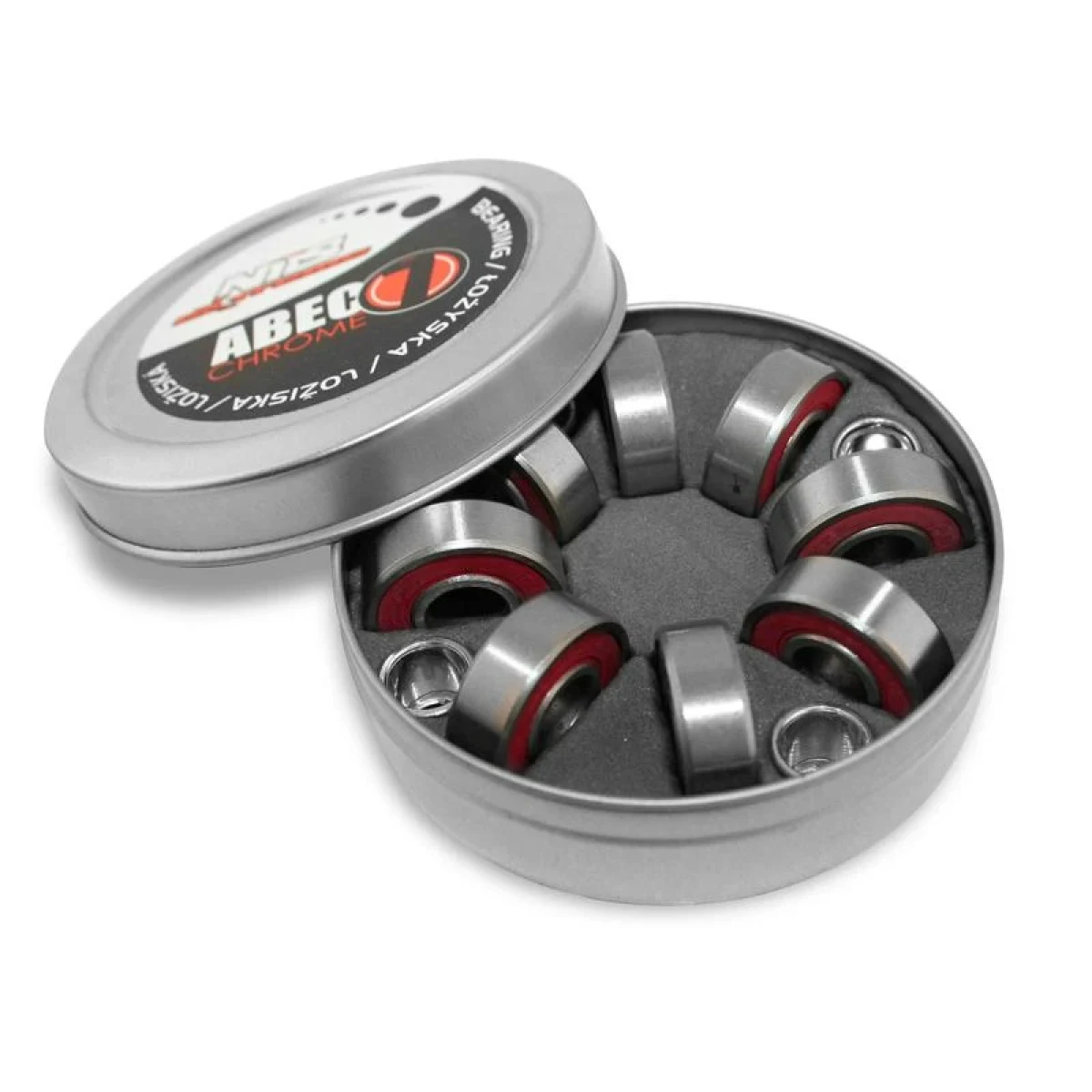 Nils ABEC 7 RS CHROME LOŽISKA (8 KS BOX) · záber 1